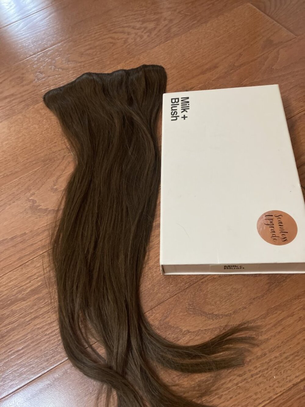 Milk + Blush 20"  Clip in Extensions
